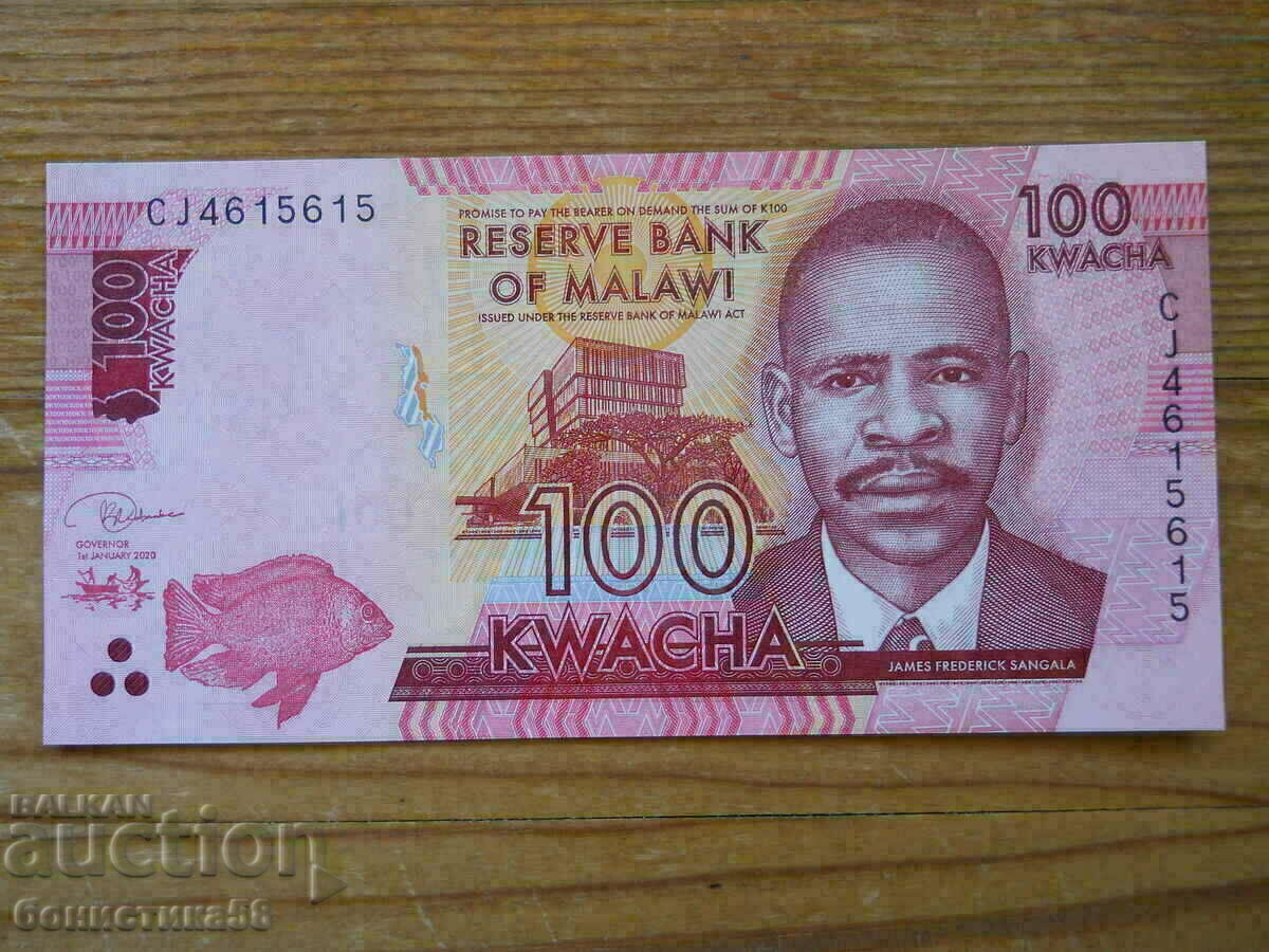 100 Kwacha 2020 - Malawi ( UNC )