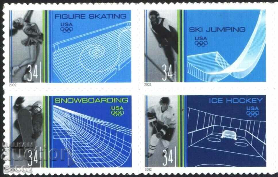 Καθαρές γραμματόσημες Αθλητισμός Αθλητικός εξοπλισμός 2002 από ΗΠΑ Καθαρές γραμματόσημες Αθλητισμός Αθλητικός εξοπλισμός 2002 από ΗΠΑ