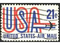 Stamped Air Mail Airplane 1971 από ΗΠΑ