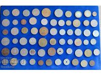 Coin collection from 65 countries