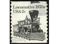 Stamped brand Transport Locomotive 1982 from USA