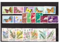 ROMANIA Fauna and Flora 3 series stamped