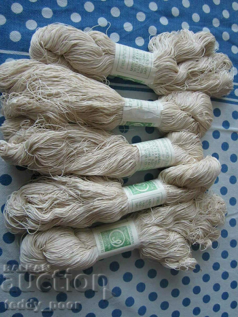 Mercerized cotton thread