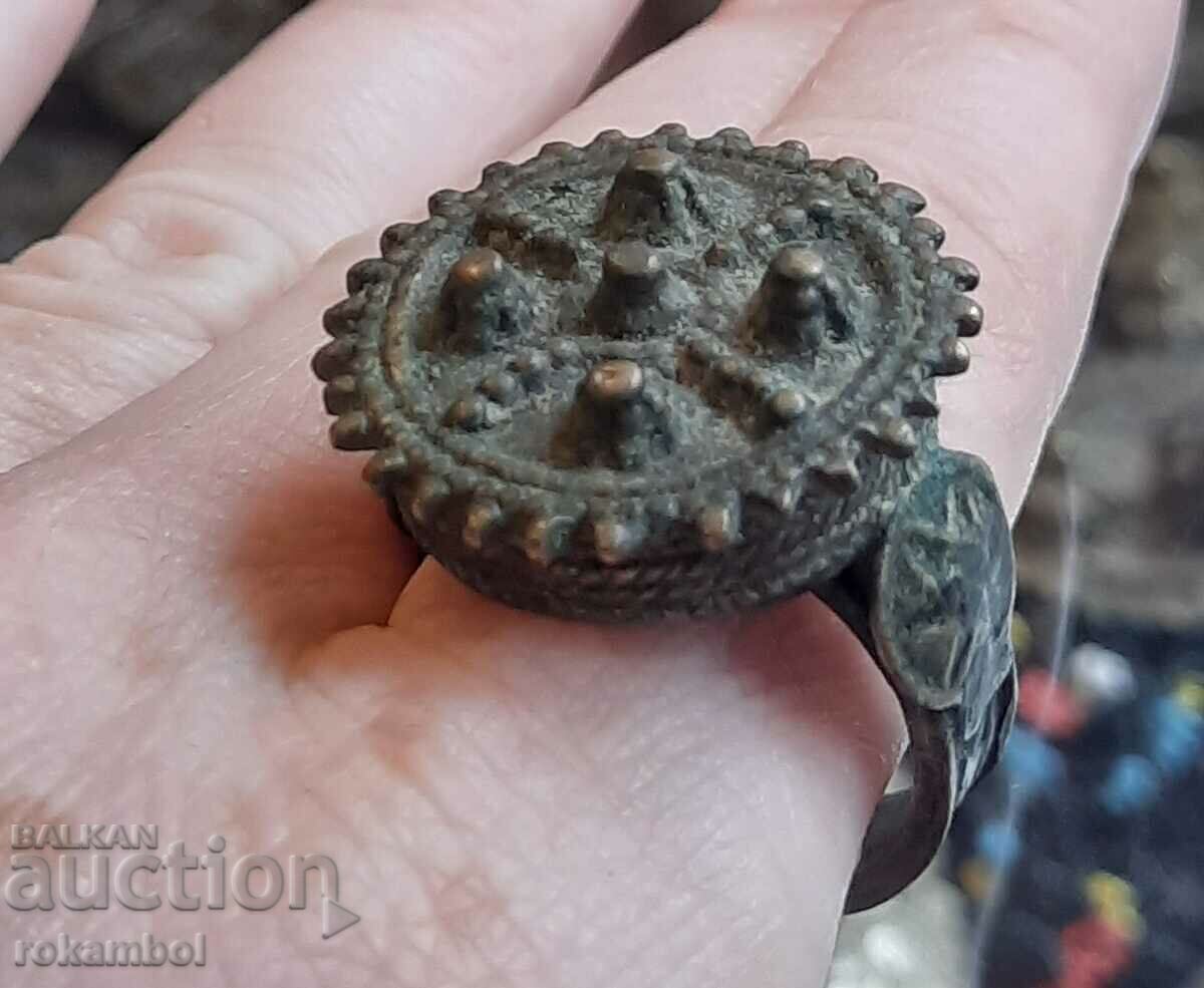 Αναγεννησιακό χάλκινο δαχτυλίδι - 5 Αναγεννησιακό χάλκινο δαχτυλίδι - 5