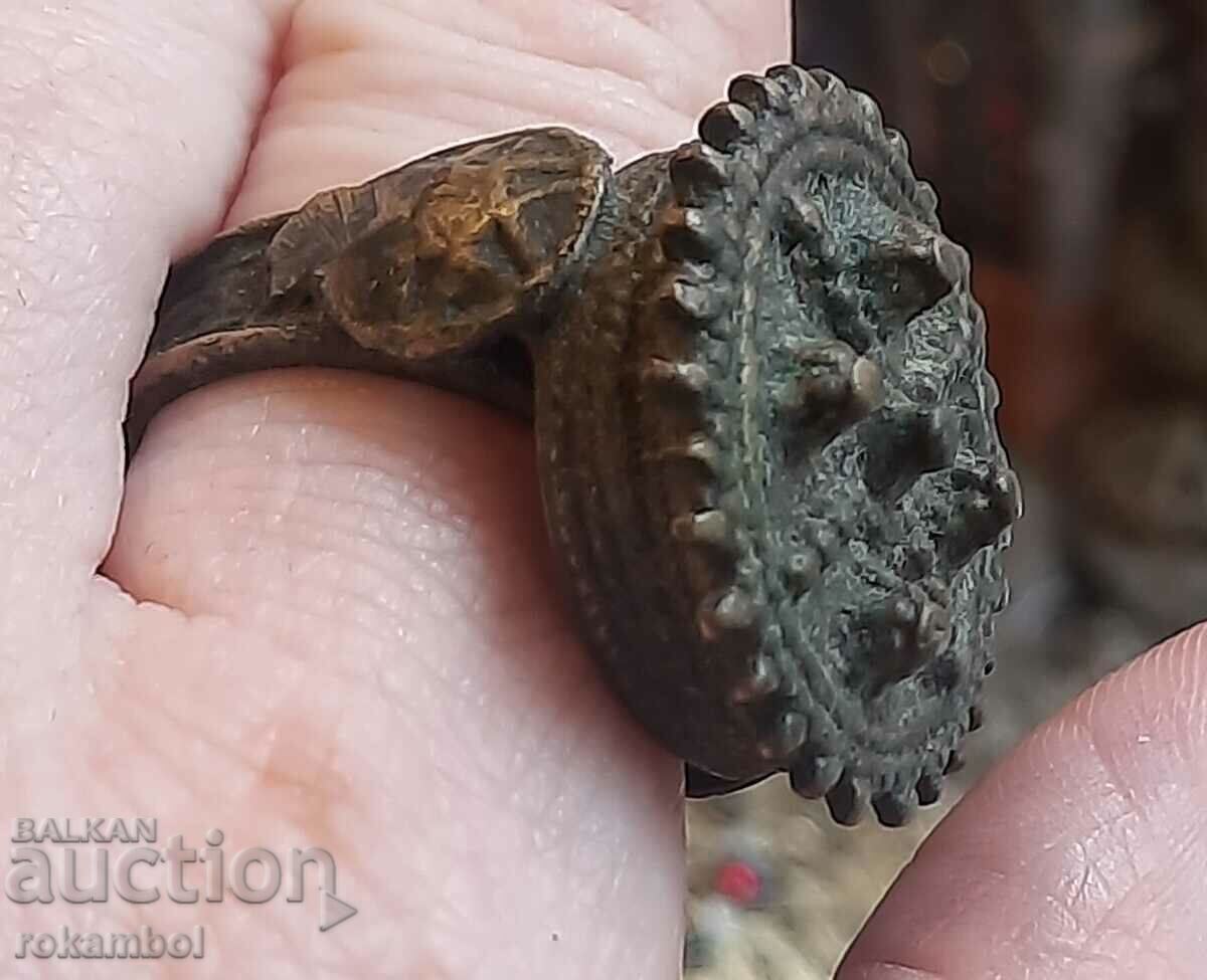 Αναγεννησιακό χάλκινο δαχτυλίδι - 6 Αναγεννησιακό χάλκινο δαχτυλίδι - 6