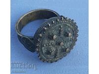 Renaissance bronze ring