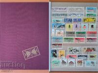 Folder with postage stamps