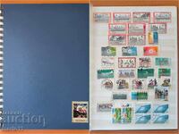 Folder with postage stamps