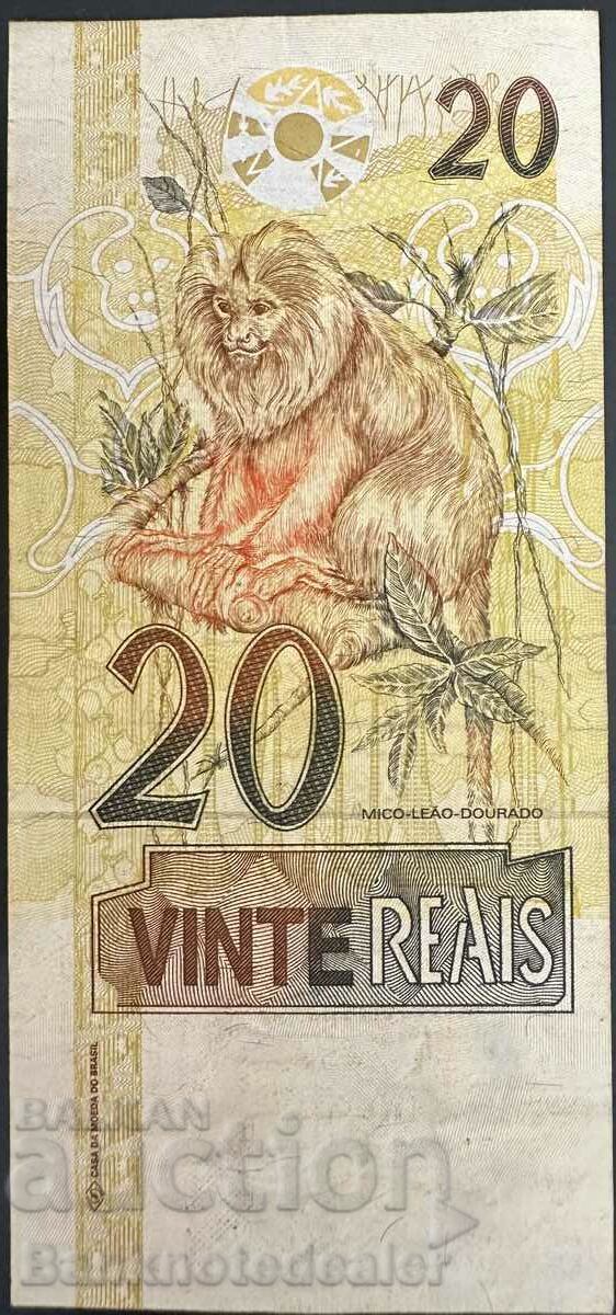 Brazil 20 Real 2002 Pick 250e Ref 0416 with price 29.00 BGN | € 14.83 Brazil 20 Real 2002 Pick 250e Ref 0416 with price 29.00 BGN | € 14.83