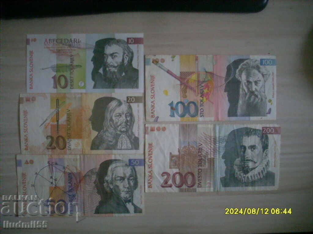 SET SLOVENIA 10 - 200 TOLAR 1992