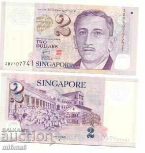 MI6MA6 Σιγκαπούρη 2 δολάρια πολυμερές