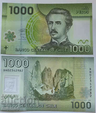 Chile 1000 pesos polimer