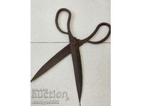 Renaissance forged scissors, wrought iron