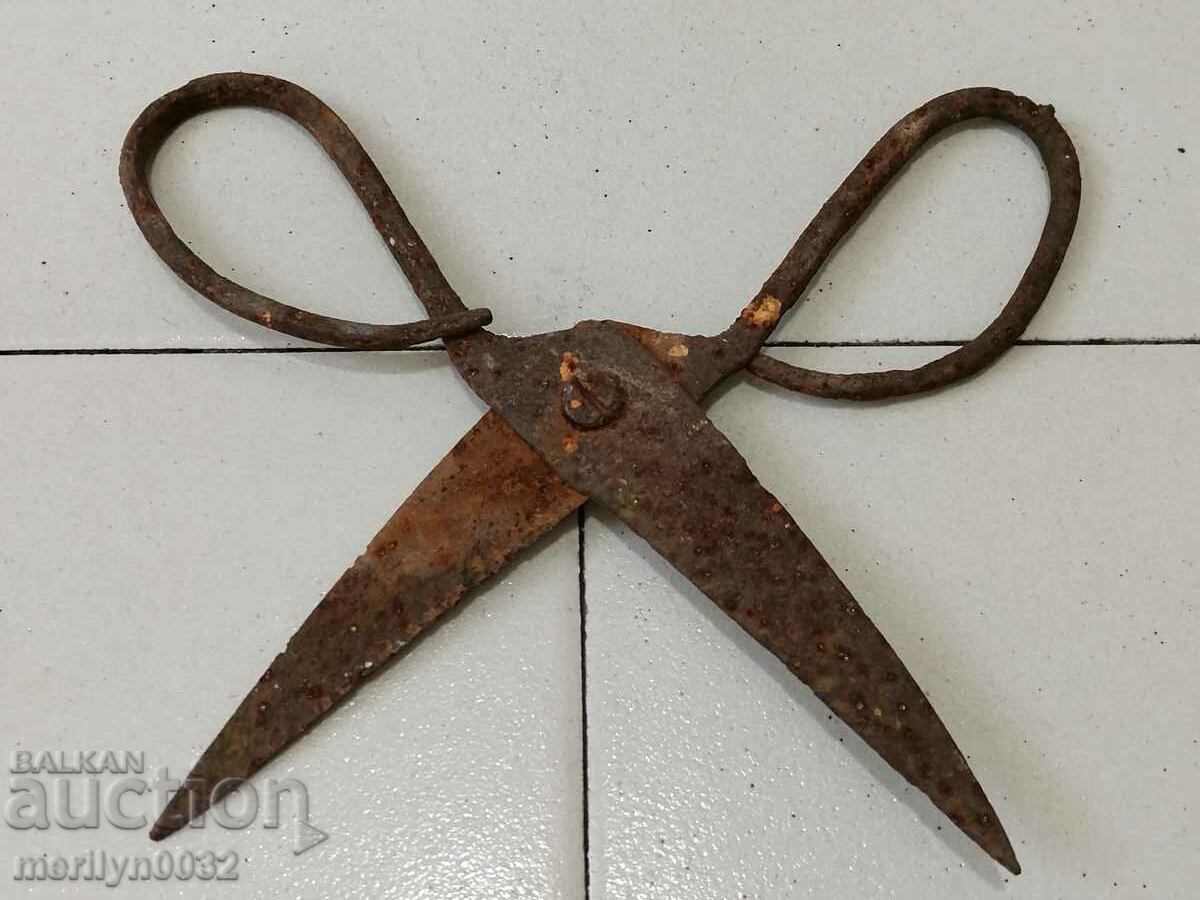 Αναγεννησιακό σφυρήλατο ψαλίδι, σφυρήλατο σίδερο - 6 Αναγεννησιακό σφυρήλατο ψαλίδι, σφυρήλατο σίδερο - 6