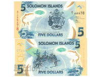 Insulele Solomon polimer de 5 USD