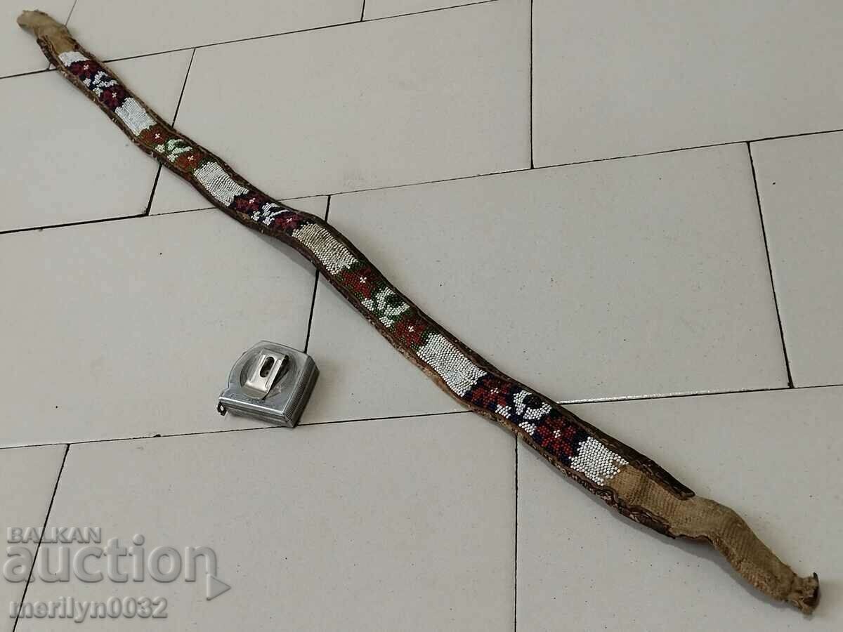 Beaded belt, beaded cuffs, early 20th century with price 208.00 BGN | € 106.35 Beaded belt, beaded cuffs, early 20th century with price 208.00 BGN | € 106.35