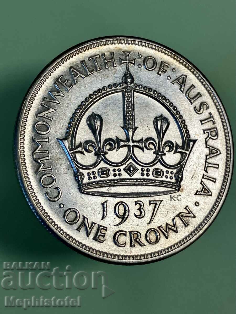 1 Crown 1937, Australia - Silver Coin