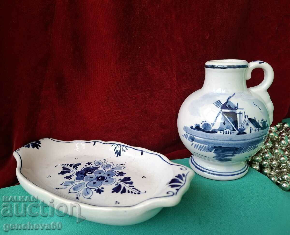 Δημοπρασία Σετ αντίκες Delfts πορσελάνη Ολλανδίας Δημοπρασία Σετ αντίκες Delfts πορσελάνη Ολλανδίας