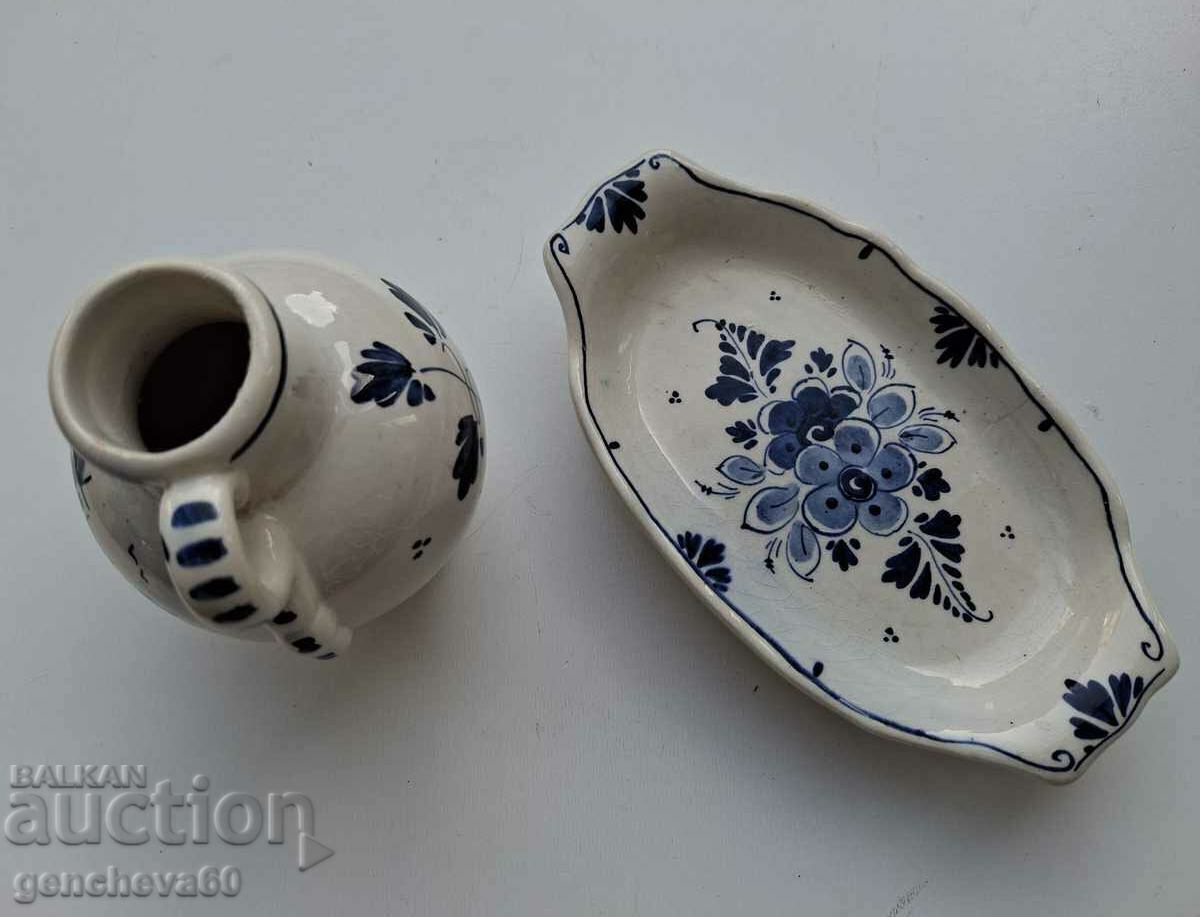 Σετ αντίκες Delfts πορσελάνη Ολλανδίας - 5 Σετ αντίκες Delfts πορσελάνη Ολλανδίας - 5