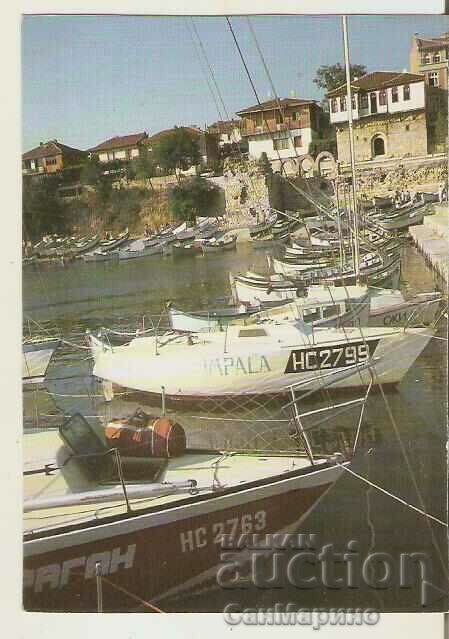 Card Bulgaria Nessebar Port 22*