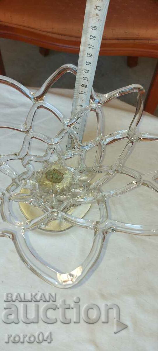 Auction BEAUTIFUL OLD ITALIAN GLASS FRUCTIERA Auction BEAUTIFUL OLD ITALIAN GLASS FRUCTIERA