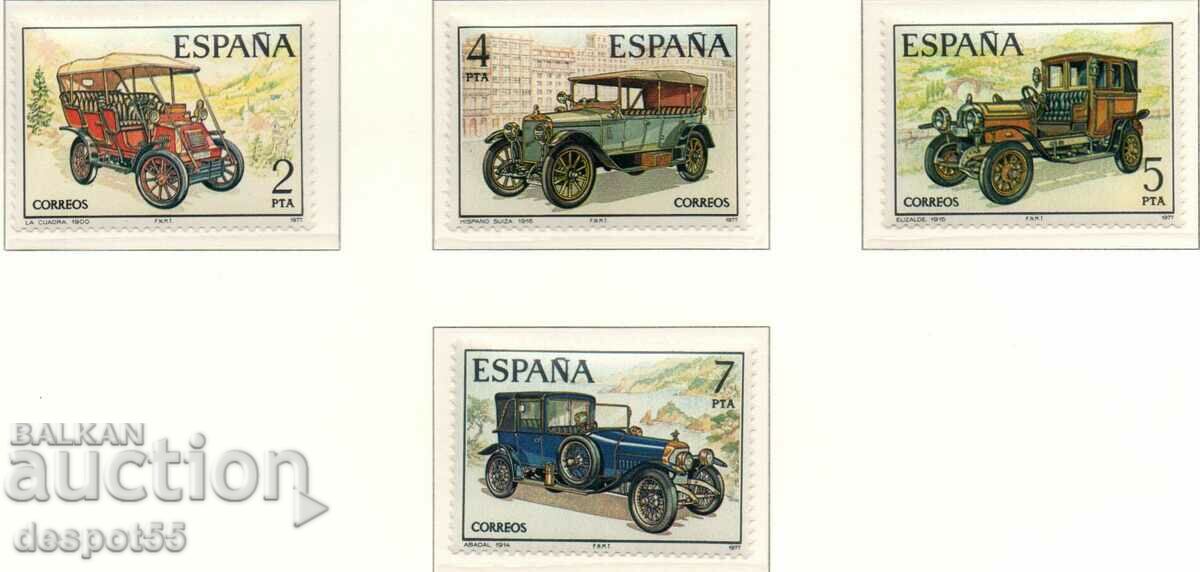 1977. Spain. Vintage Spanish cars.