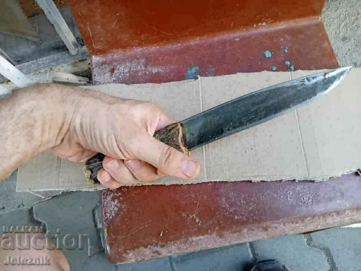 Cuțit de vânătoare vechi, lamă, pumnal - 6