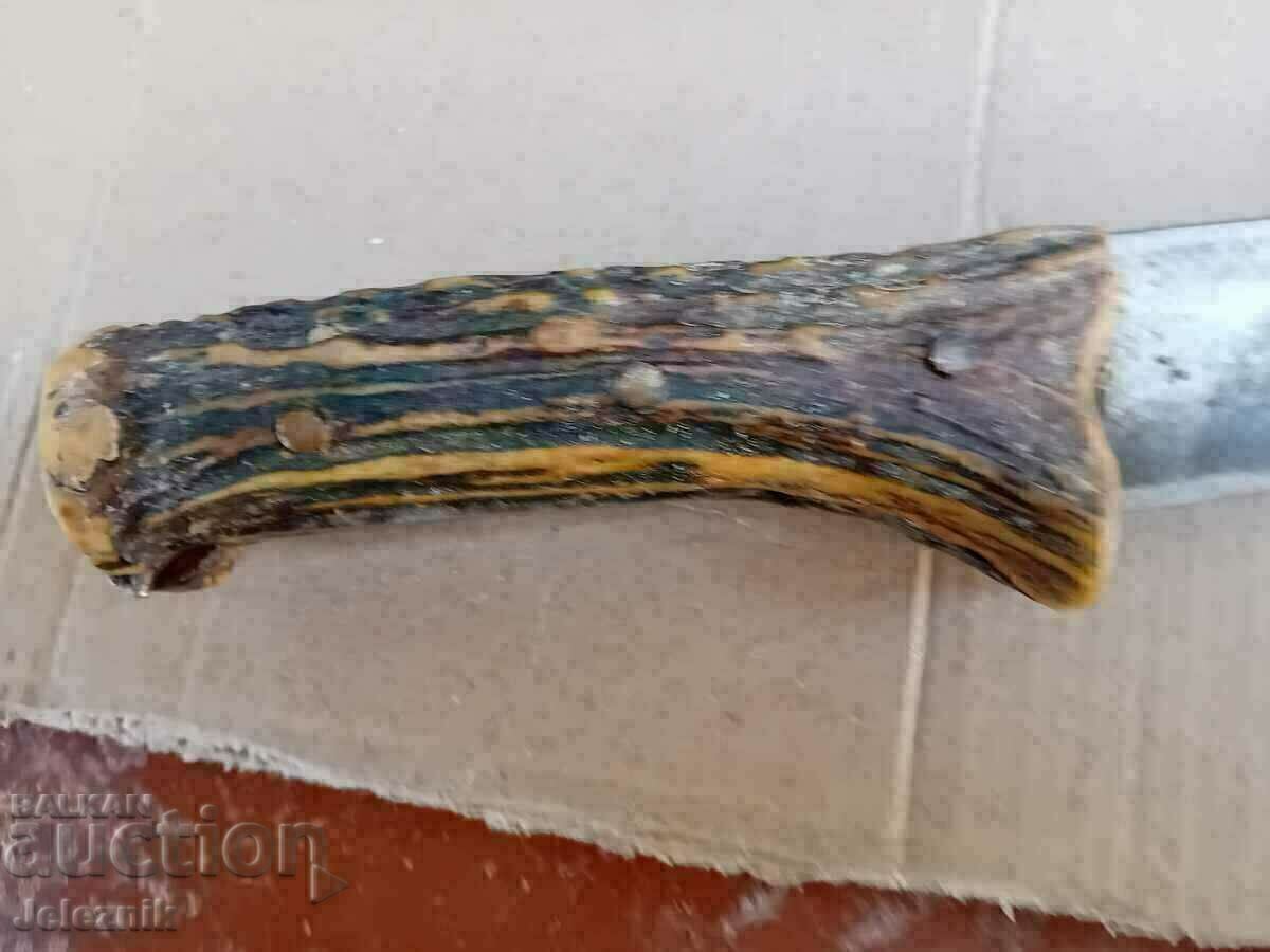 Cuțit de vânătoare vechi, lamă, pumnal - 7