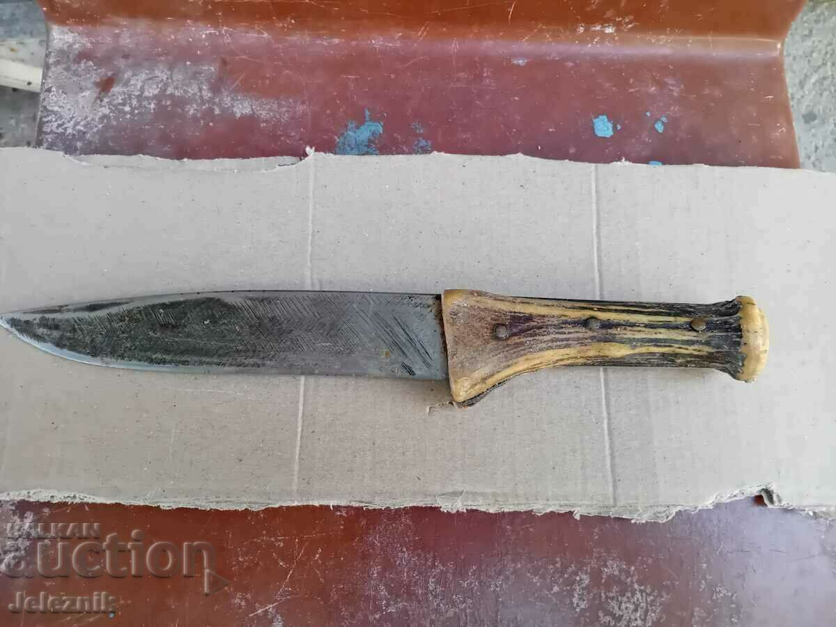 Old hunting knife, blade, dagger