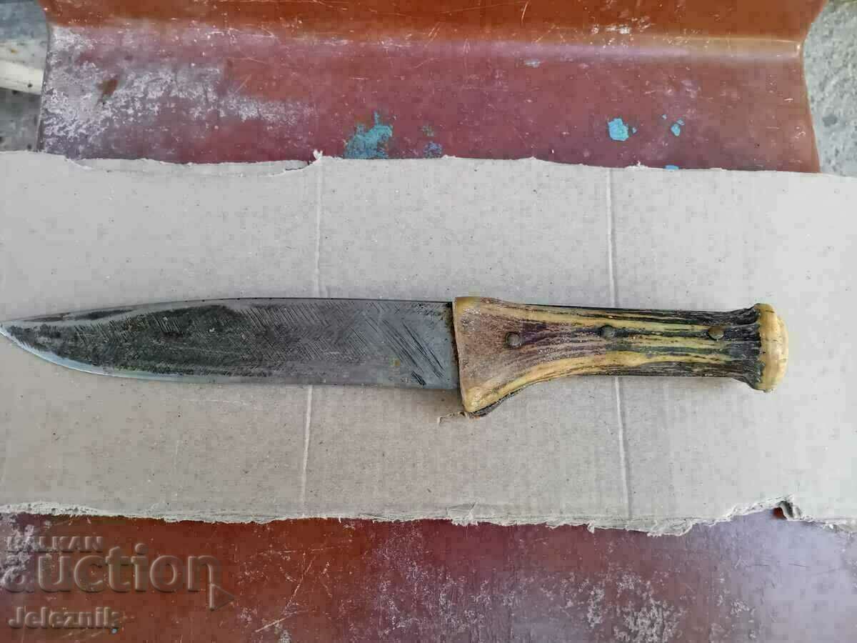 Old hunting knife, blade, dagger