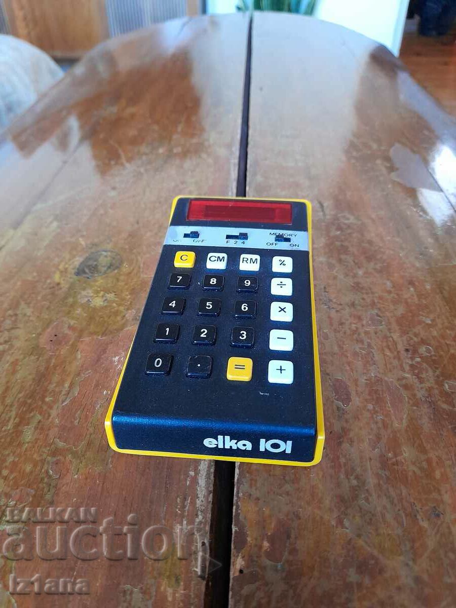 Old Elka 101 calculator