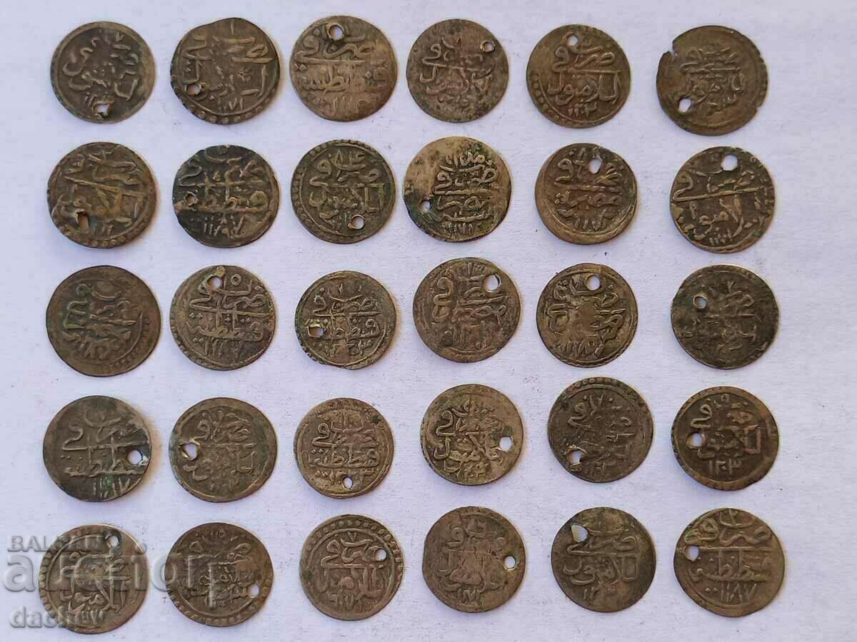 Lot 30 buc. Monede turcești de argint Turcia achetta ahcheta TOP!!! cu preț € 150.00 | 293.37 BGN