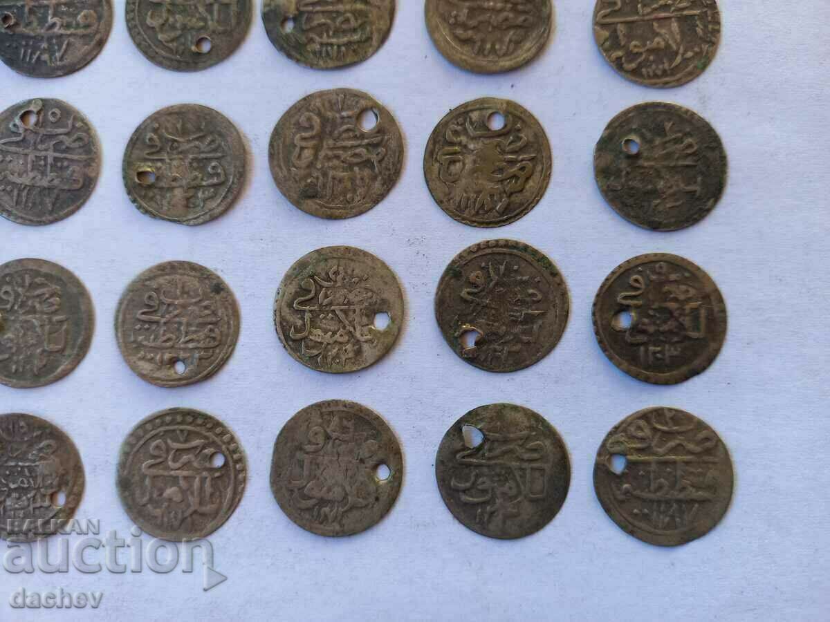 Lot 30 buc. Monede turcești de argint Turcia achetta ahcheta TOP!!! - 7