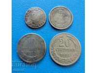 Lot 2 1/2 cents 1888, 5, 10 and 20 cents 1888