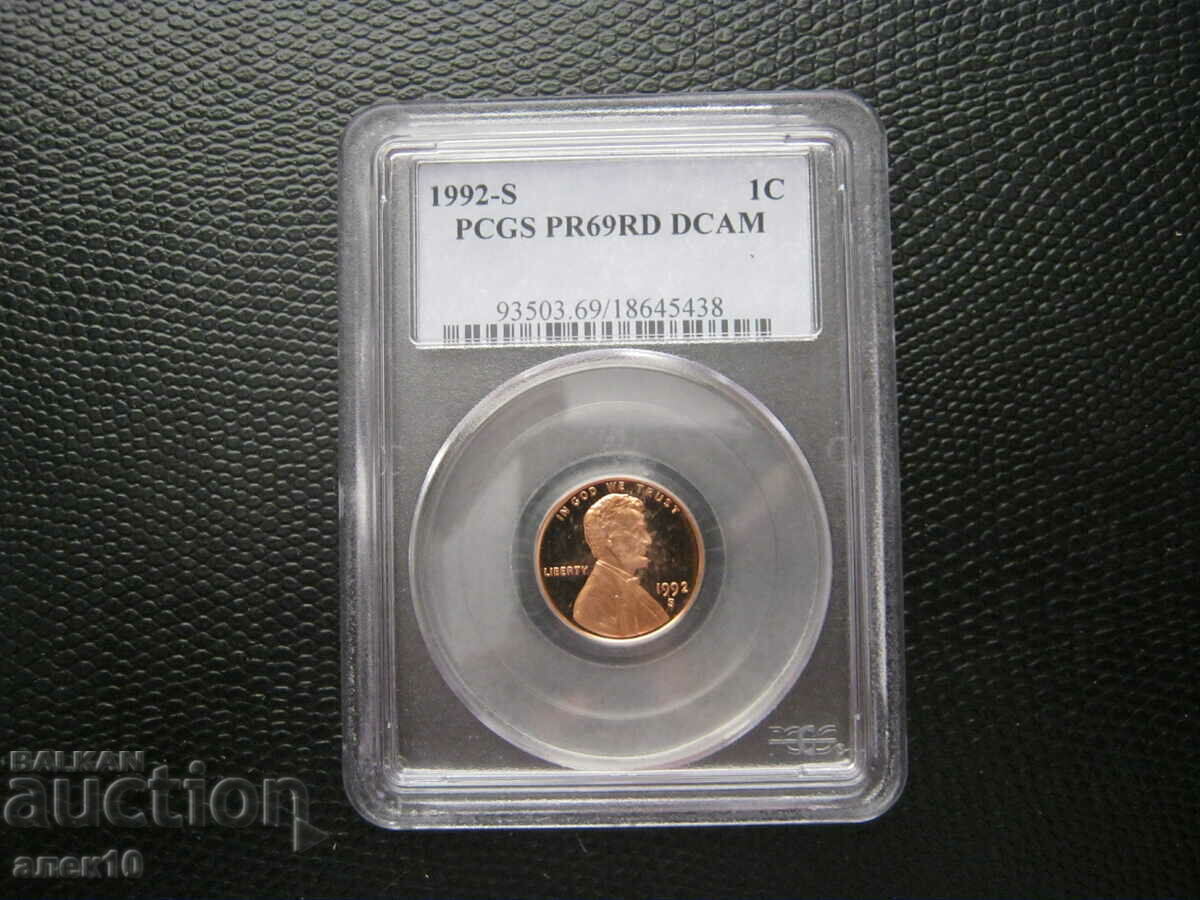 SUA 1 Cent 1992 PROOF