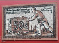 Banknote-Germany-Saxony-Freiberg-50 pfennig 1918