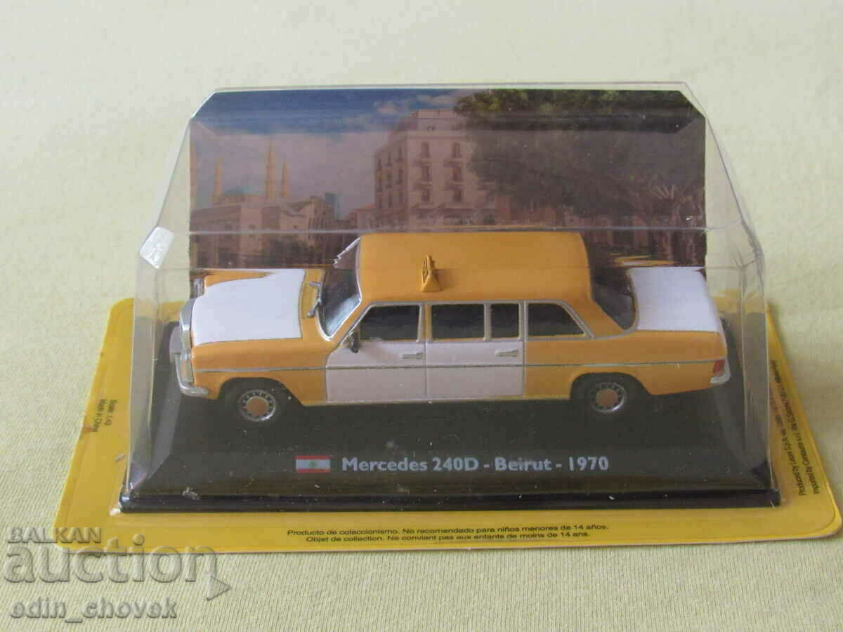 1/43 1970 Mercedes 240D W123 *Beirut Taxi* Taxi Beirut. Νέος