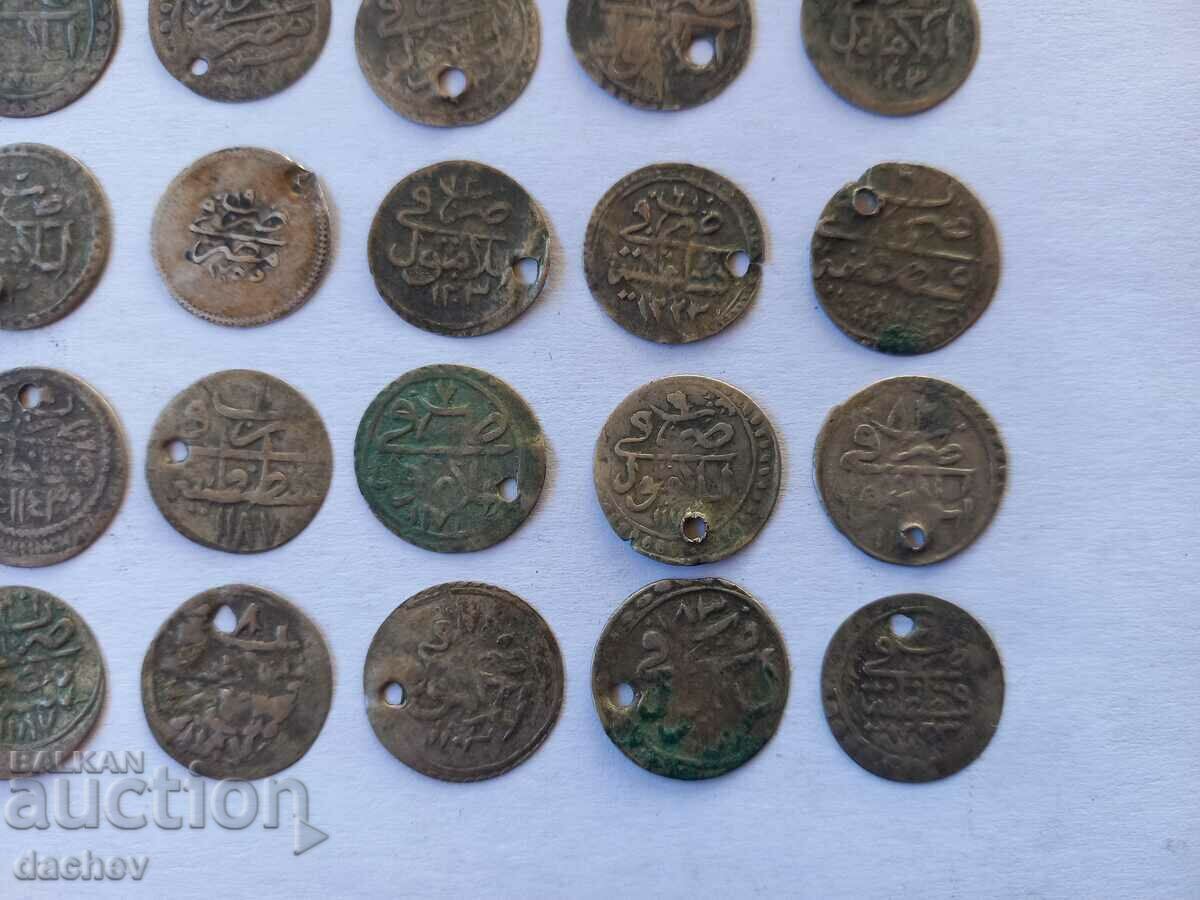 Lot 30 pcs. Silver Turkish coins Turkey achetta ahcheta TOP!!! - 6