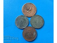 5 pfennig 1918, 2 pfennig 1874