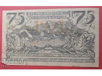 Banknote-Germany-Bavaria-Oberammergau-75 pfennig 1921