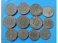 Lot of old Austrian coins 1947, 1948, 1949