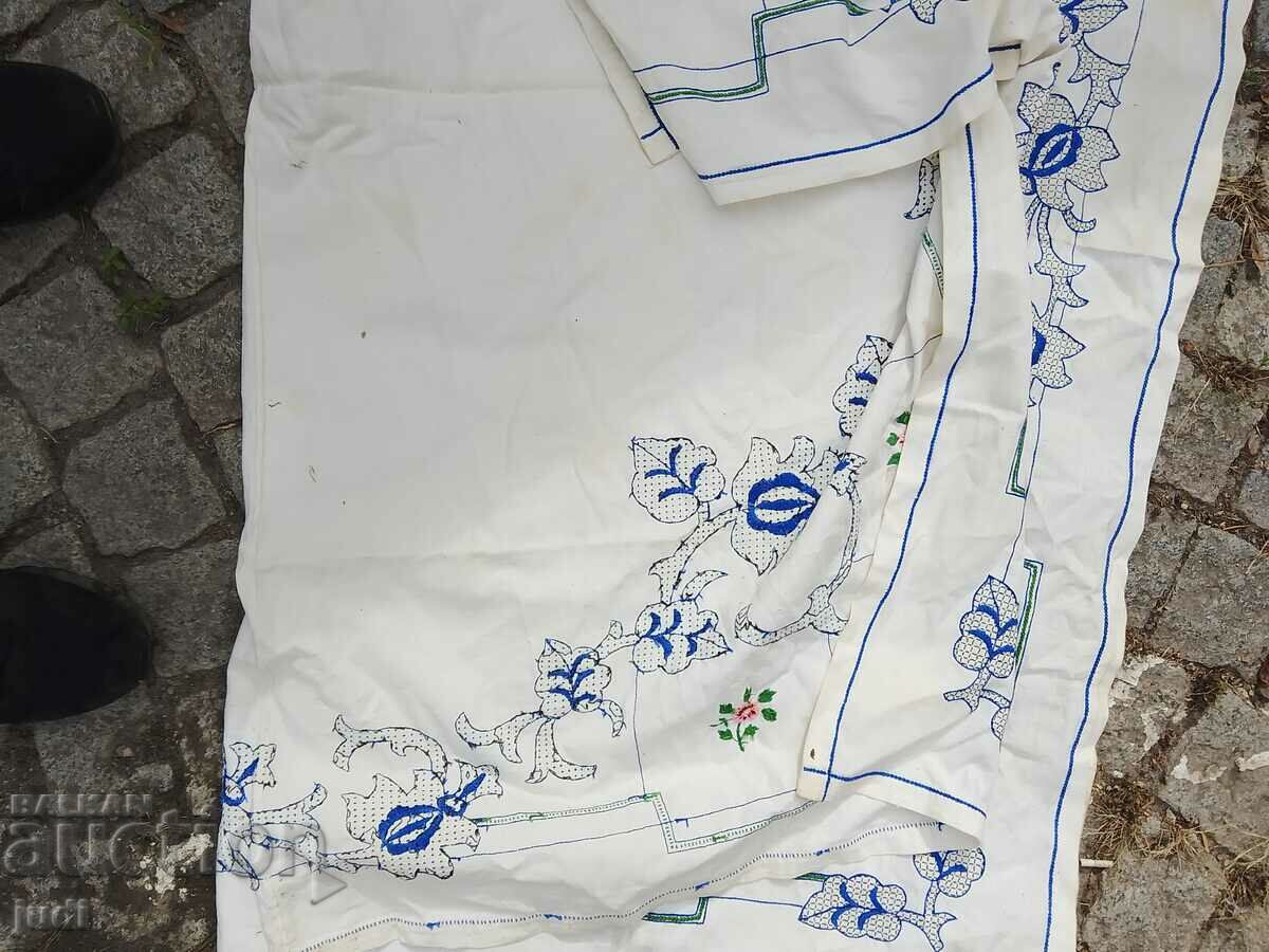 Large tablecloth embroidery - 7 Large tablecloth embroidery - 7