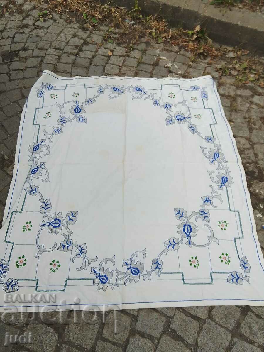 Large tablecloth embroidery