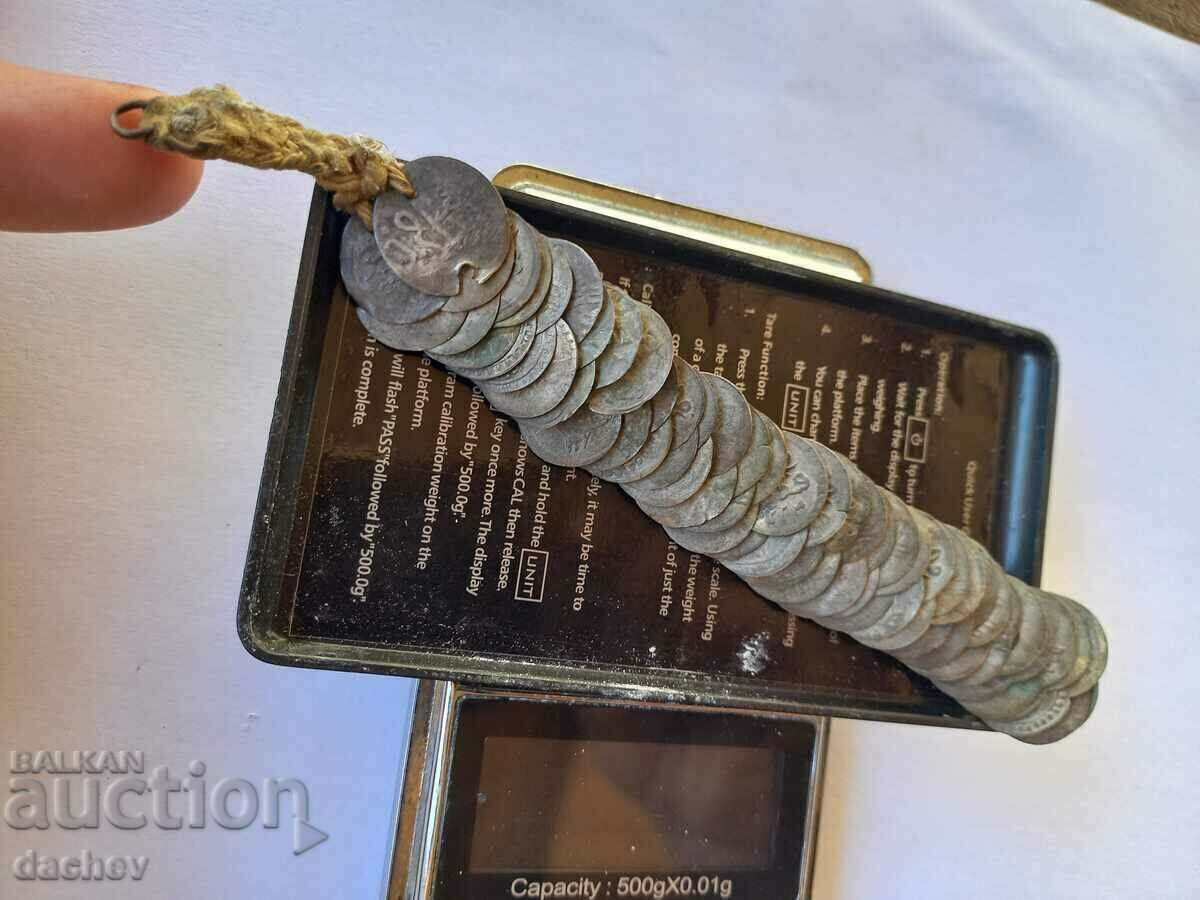 Lot 68 buc. Monede turcești de argint Turcia achetta ahcheta BIJUTERII cu preț 350.00 BGN | € 178.95 Lot 68 buc. Monede turcești de argint Turcia achetta ahcheta BIJUTERII cu preț 350.00 BGN | € 178.95