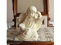 Collectible figurine, guardian angel, sculpture