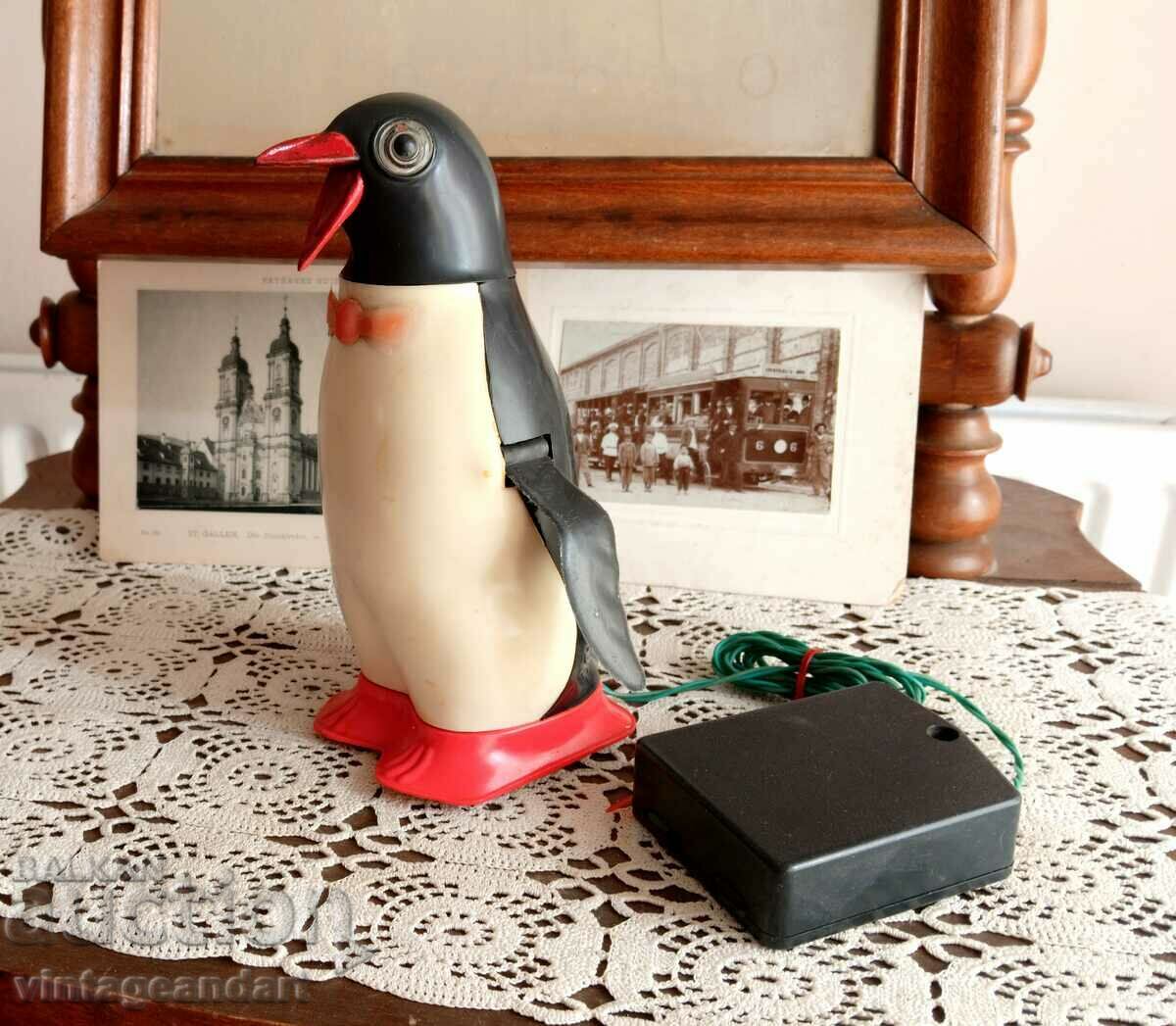 Old collectible toy penguin