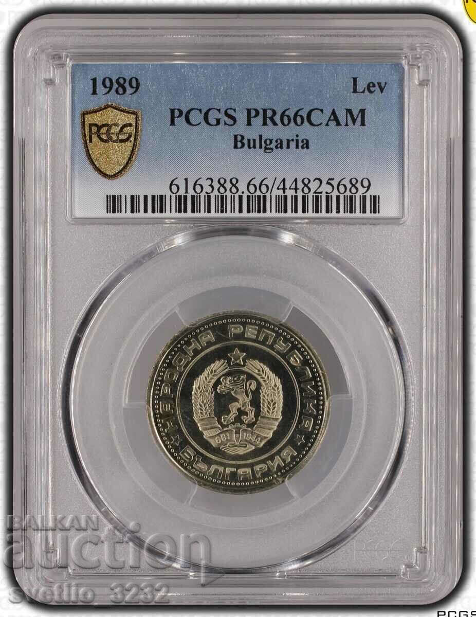 1 BGN 1989 PR 66 CAM PCGS