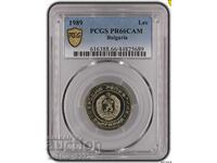 1 BGN 1989 PR 66 CAM PCGS