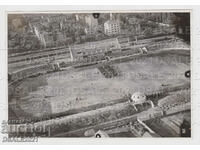 Sofia, anii 1920, fotografie aeriană a stadionului YUNAK, 18x12,5 cm.