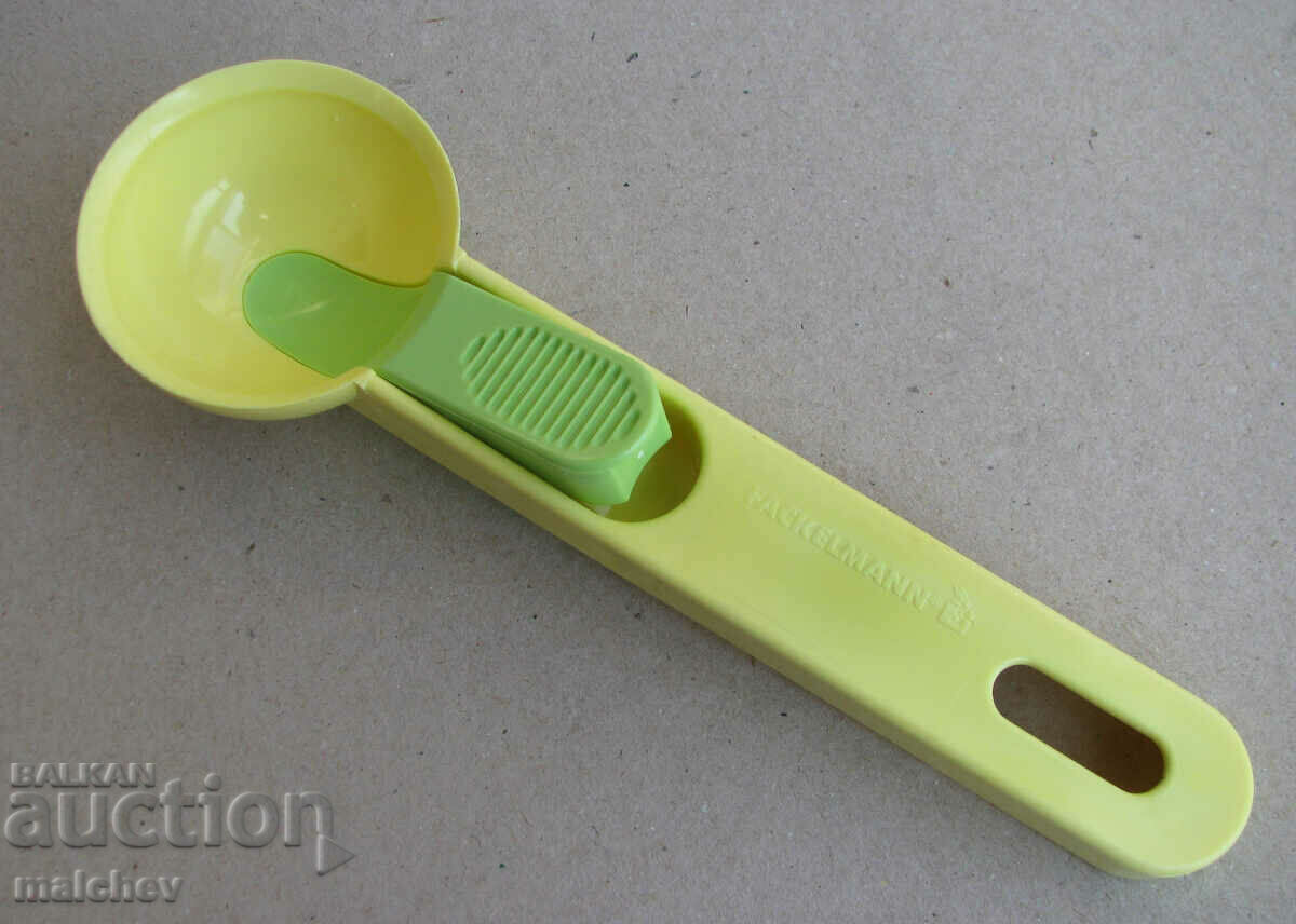 Spoon with spring thumb, for ice cream rice, excellent